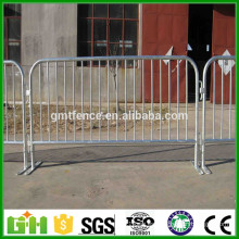 Venta caliente tamaño personalizado Barreras galvanizadas de construcción de acero inoxidable / barreras de control de muchedumbre usadas